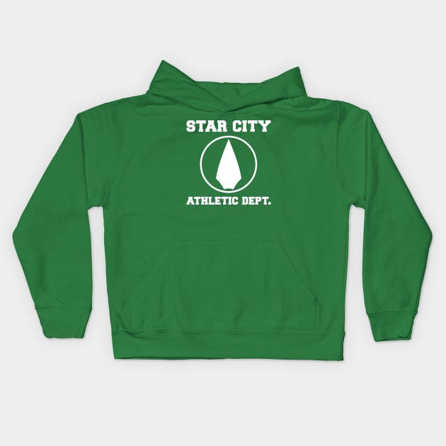 Star City Athletic Department Kids Hoodie by FangirlFuel